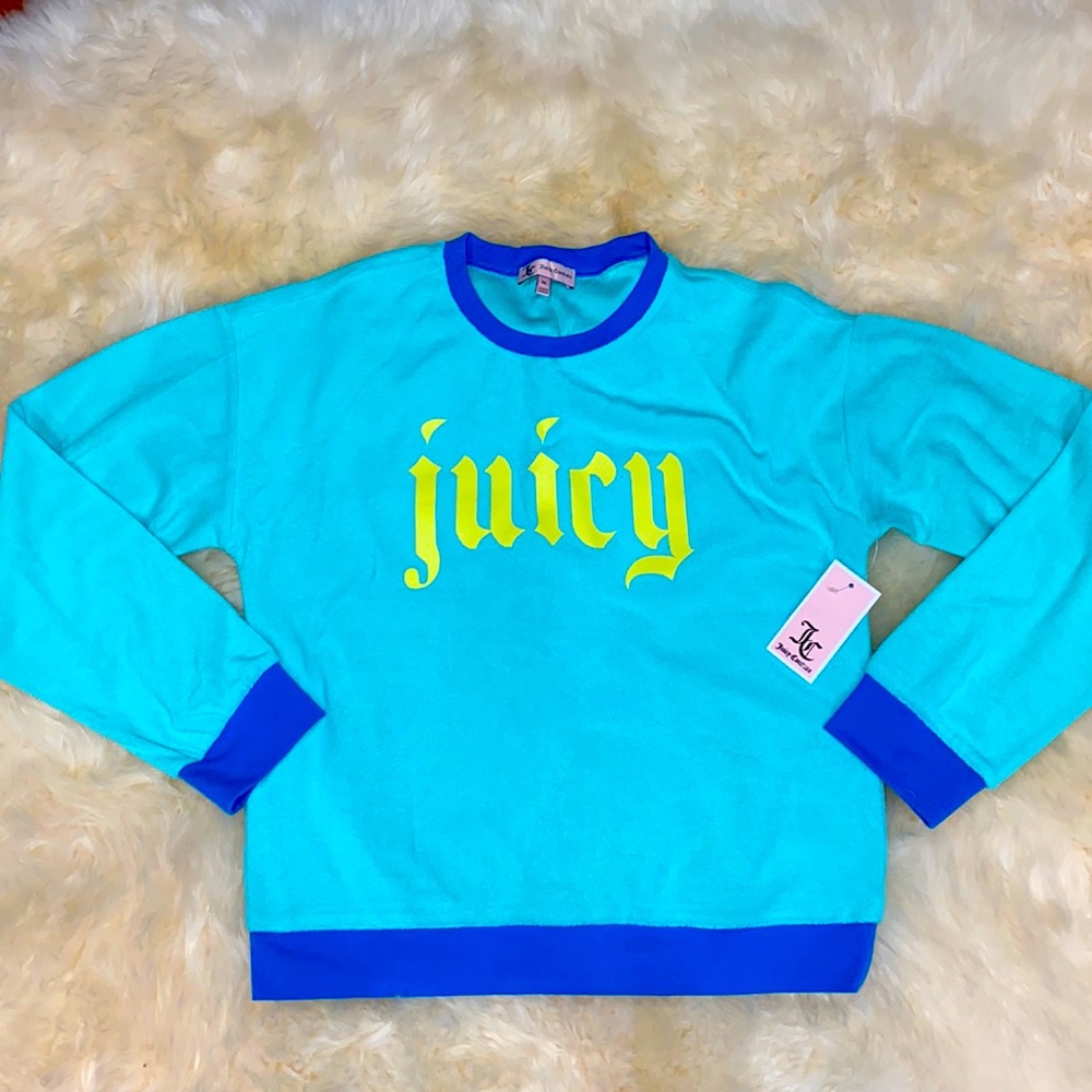 Juicy Couture terry sweatshirt Medium NWT